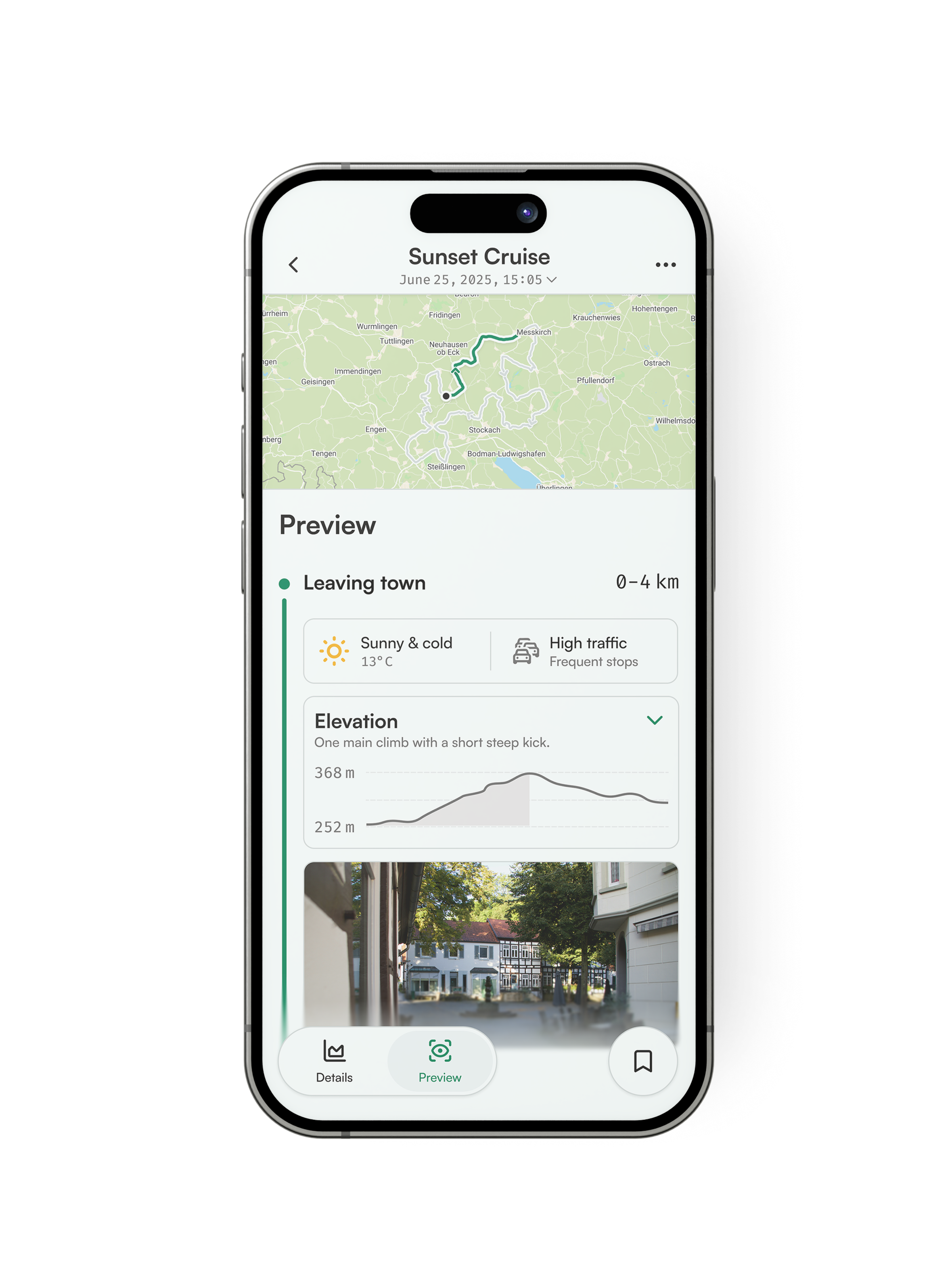 Preview screen